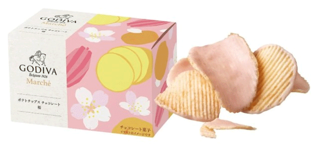 Sakura Meets Spuds: Godiva’s Cherry Blossom Chocolate Potato Chips Blend Luxury with Local Flavor