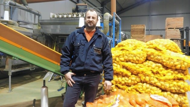 Vorrat nach Ausfällen voll: Kartoffelernte im Sack