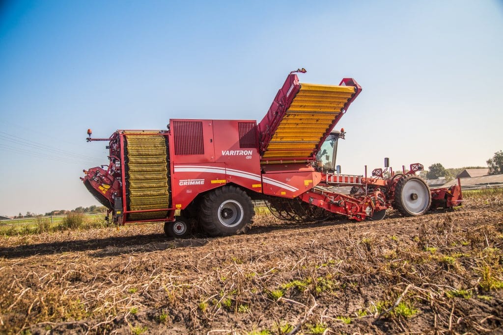 Grimme Varitron 470 with Multisep used for the last potatoes (video)