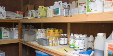 EU research: crop protectors do remain in the soil