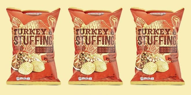 ALDI BRINGS TURKEY & STUFFING-FLAVORED CHIPS FOR THANKSGIVING 6 ALDI BRINGS TURKEY & STUFFING-FLAVORED CHIPS FOR THANKSGIVING