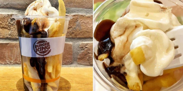 Burger King is selling a sundae stuffed full of French fries in Singapore