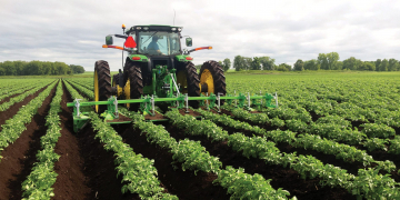 Controlled traffic farming to increase root growth of crops