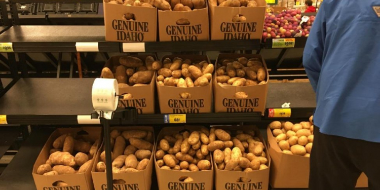 Consumer price of potatoes