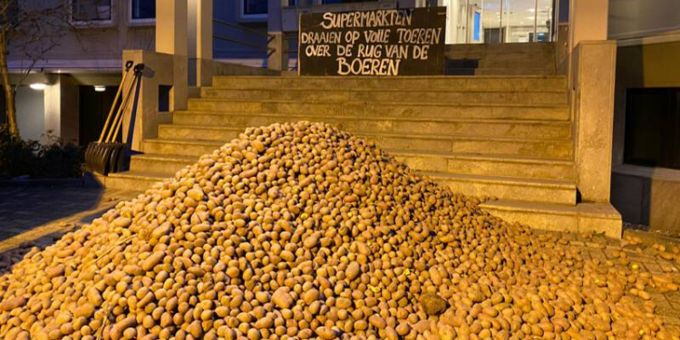 potatoes dumped