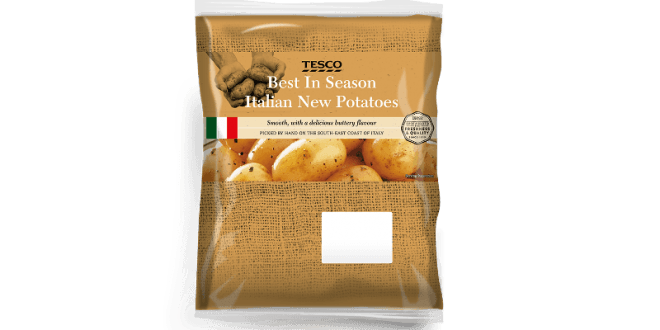 LE PATATE ITALIANE DI BRANSTON SONO DI NUOVO DISPONIBILI NEI NEGOZI TESCO