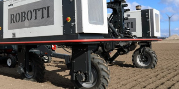 Robotti deployed to plant potatoes for the very first time