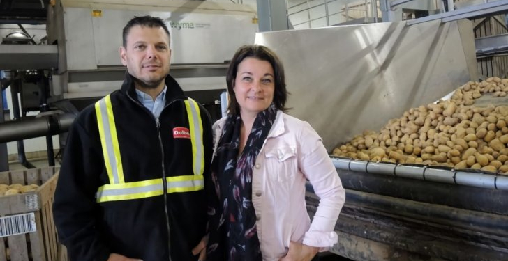 Equipment Upgrade Potato Packing Plant Patates Dolbec in Quebec receives government support