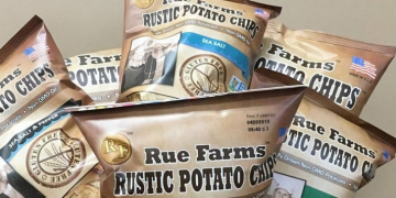 Rue Farms Rustic Potato Chips distributed in 7+ States after only 5 years