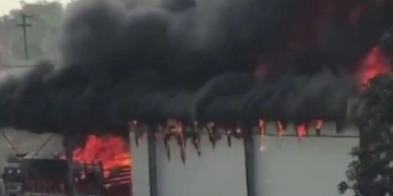 Major fire destroys snack factory of Agro Tech Foods in Unnao, Uttar Pradesh