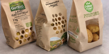 Packaging of mono material for fresh produce and chilled