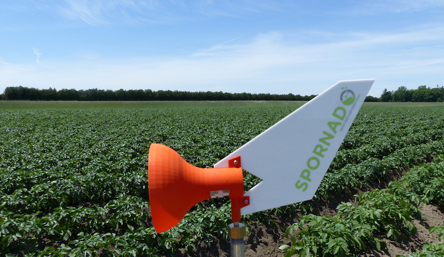 Spore trapping technology to track late blight