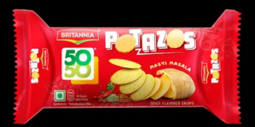 And now you can chomp on ‘5050 Potazos’ – half potato chip, have biscuit…