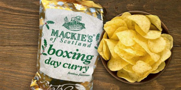 Boxing Day Curry, the Latest Flavor by Mackie’s of Scotland Potato Crisps