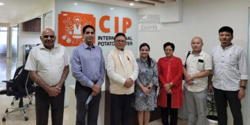 Officials of FOCUS-Nagaland and CIP (International Potato Centre) held a meeting at the office of the CIP, PUSA, New Delhi on October 9