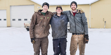 Family potato Farm Northbank 3 brothers