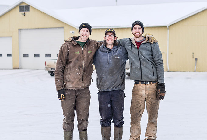 Family potato Farm Northbank 3 brothers