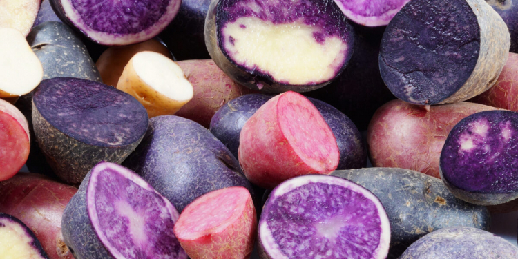 market for colored potatoes