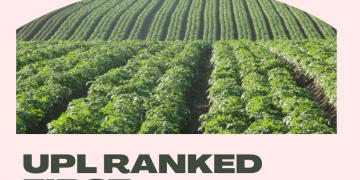 UPL ranked first for sustainability performance amongst peers for second year running