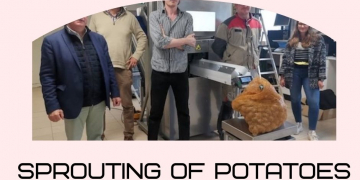 Arvalis and Eurocelp develop a camera system to quantify the sprouting of potatoes