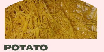 In Chelyabinsk, they came up with a potato “cobweb”