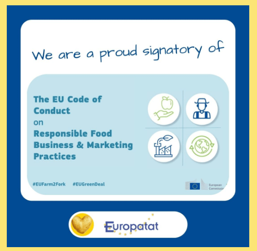 Europatat signs EU Code of Conduct for responsible food business 53 Europatat signs EU Code of Conduct for responsible food business