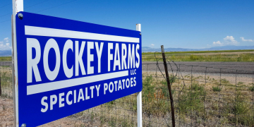 Brendon Rockey’s3-generation irrigated potatofarm at Center, Colorado