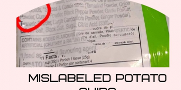 Mislabeled potato chips sends teen into anaphylactic shock