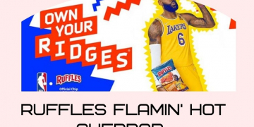 Ruffles Flamin’ Hot Cheddar & Sour Cream Flavored Potato Chips