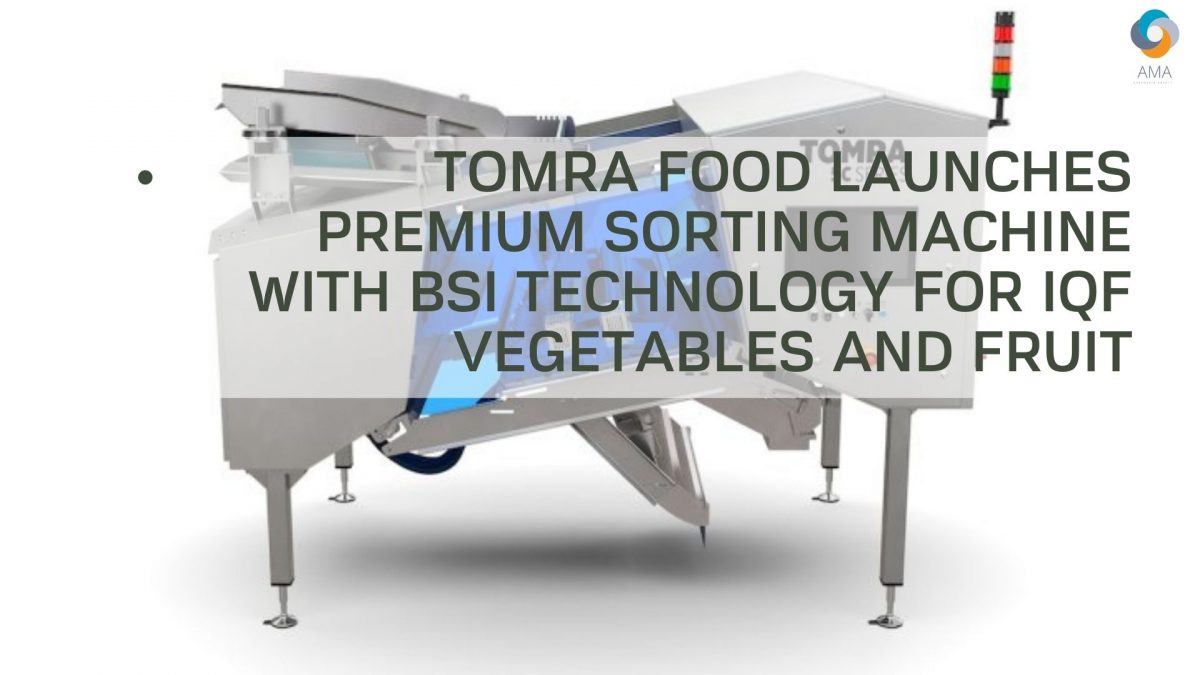 Bidh TOMRA food a’ cur air bhog inneal seòrsachaidh àrd-inbhe le teicneòlas BSI airson glasraich is measan IQF