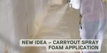 New Idea – Carryout spray foam application
