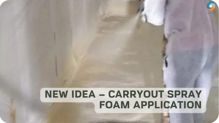 New Idea – Carryout spray foam application