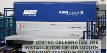 UNITEC celebrates the installation of its 1000th sorting machine in Italy