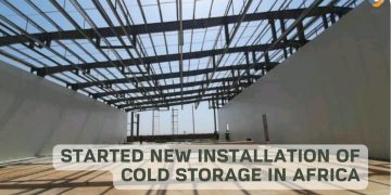 Started new installation of cold storage in Africa