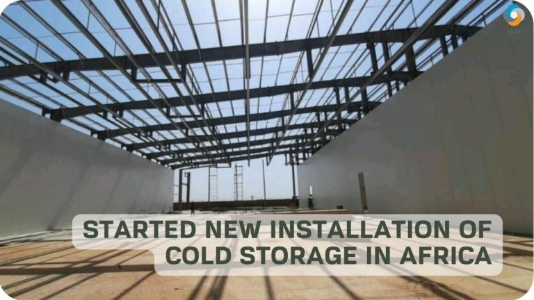 Started new installation of cold storage in Africa