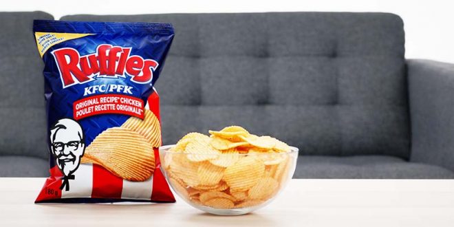 KFC y la marca Ruffles se unen para crear un chip definitivo