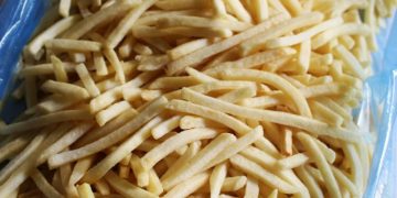 The price of frozen French fries rose to more than 1 euro per kilo