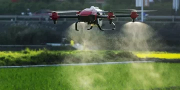 Named TOP-5 manufacturers in India created agrodrone with a gasoline engine