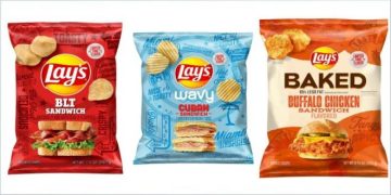 Three New Flavored Potato Chips Inspired by Popular U.S.-Made Sandwiches