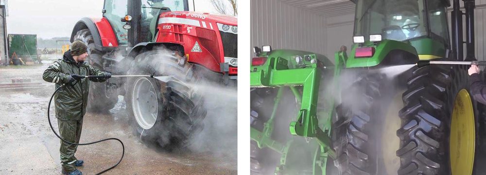 Cleaning and disinfecting field
and handling equipment