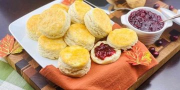 Our Fluffy Potato Cookies with Cranberry Jam are the perfect addition to your traditional potato biscuits.