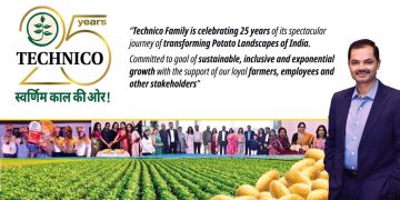 POTATOES NEWS Extends Congratulations to Mr. Nripendra Jha, Business Head of Technico Agri. Sciences Ltd., for 25 Years of Remarkable Contribution to Food & Agribusiness