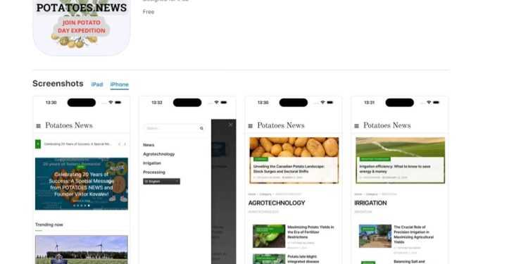 POTATOES NEWS Mobile App