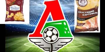 Official cooperation between FC Lokomotiv and the Moskovskiy Kartofel chip brand