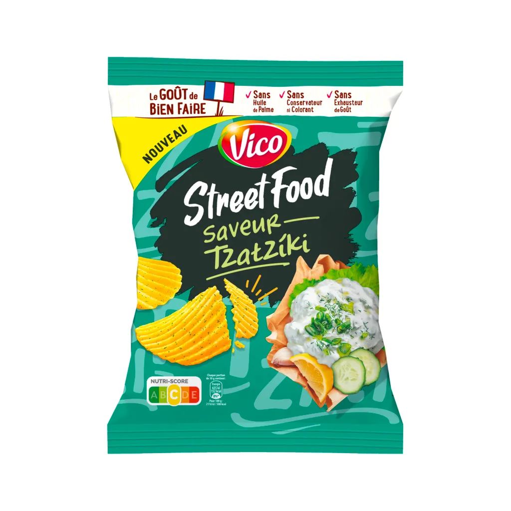 Vico présente sa gamme «&nbsp;Street&nbsp;Food&nbsp;»&nbsp;: un voyage culinaire dans un paquet de chips