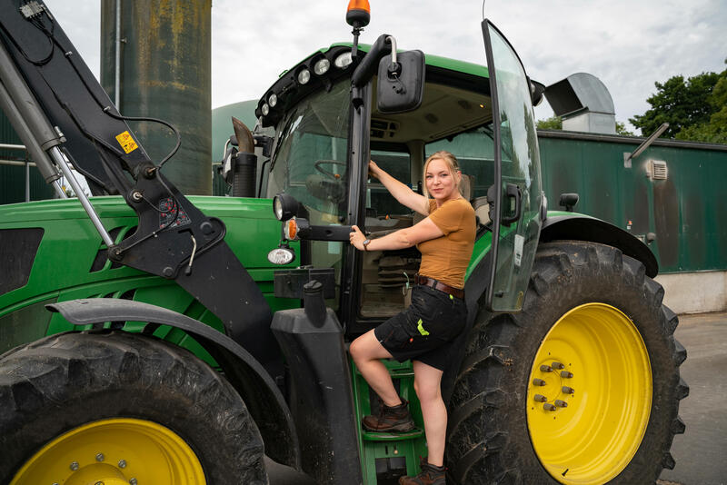 Woman and agri