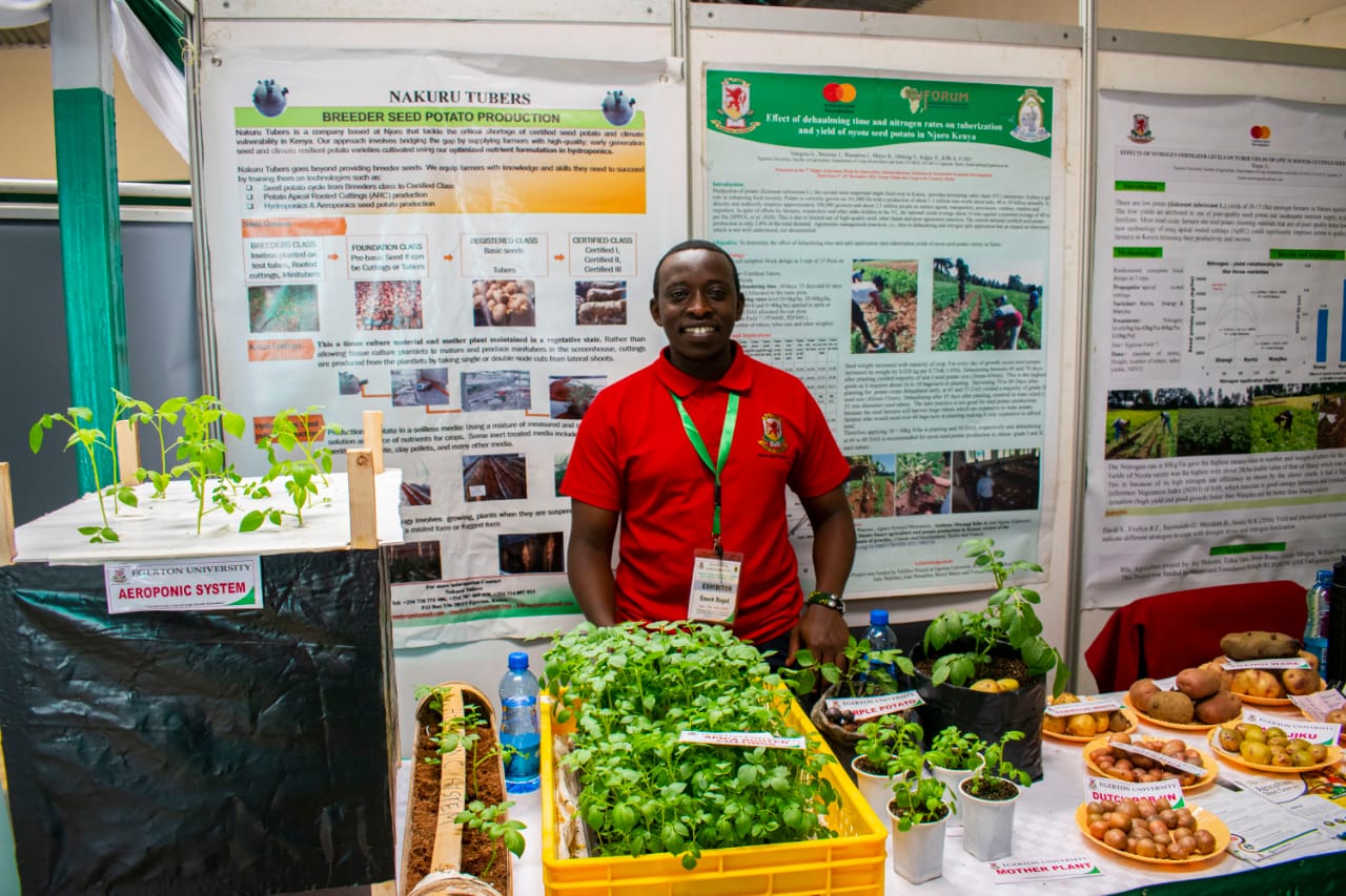 Nakuru Tubers Showcases Innovative Potato Seeds at Agricultural Show Under the Egerton University Umbrella