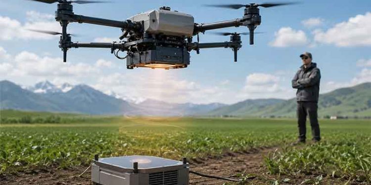 Mid-Air Charging: AGAU Scientists Develop New Technology to Power Agricultural Drones Without Landing