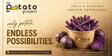 Le Potato Project lance le premier restaurant de restauration rapide gastronomique à base de pommes de terre en Inde, à Mumbai.