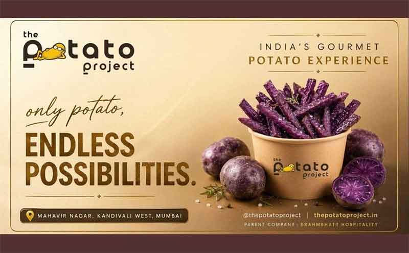 Il-Proġett tal-Patata Jniedi l-Ewwel QSR tal-Patata Gourmet tal-Indja f'Mumbai